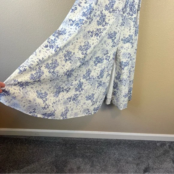 house of cb Carmen Blue Print Bustier Sundress - Picture 7 of 12